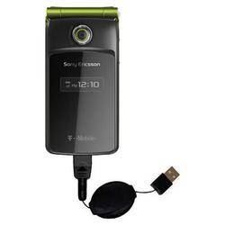 Gomadic Retractable USB Cable for the Sony Ericsson TM506 with Power Hot Sync and Charge capabilities - Goma