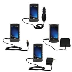 Gomadic Road Warrior Kit for the LG VX9700 includes a Car & Wall Charger AND USB cable AND Battery Extender