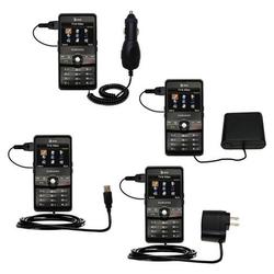 Gomadic Road Warrior Kit for the Samsung Access includes a Car & Wall Charger AND USB cable AND Battery Exte