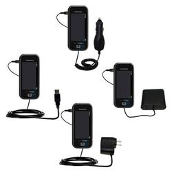 Gomadic Road Warrior Kit for the Samsung SCH-U940 includes a Car & Wall Charger AND USB cable AND Battery Ex