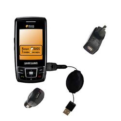 Gomadic Road Warrior Kit for the Samsung SGH-D880 DUOS includes a Car & Wall Charger AND USB cable AND Batte