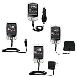 Gomadic Road Warrior Kit for the Verizon XV6850 includes a Car & Wall Charger AND USB cable AND Battery Exte