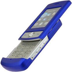 Wireless Emporium, Inc. Rubberized Protector Case w/Clip for LG Shine CU720 (Blue)