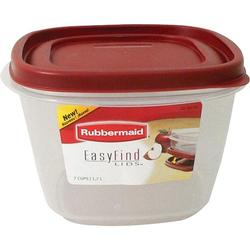 RubberMaid Rubbermaid 7J6700CHIL 7-Cup Easy Find Square Storage Container