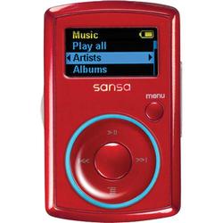SANDISK CORP SANSA CLIP 2GB MP3 RED-USB FM RADIO