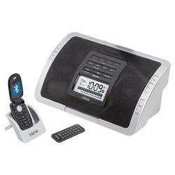 SDI IHC5S Ihome IHC5S Wireless Bluetooth Cell Phone Clock Radio Black