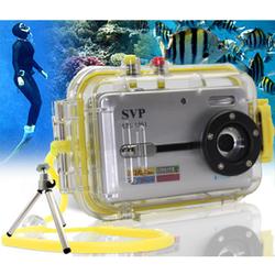 SVP Aqua 1251 Silver- 12 MP Max. Digital Camera/ Video Recorder/ 8X Digital Zoom/ + Trpod Kit!