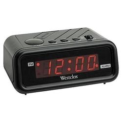 Salton/Maxim Westclox 114661 Meteor Black Alarm Clock
