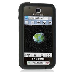 IGM Samsung Behold T919 LCD Screen Guard+Premium Black Case