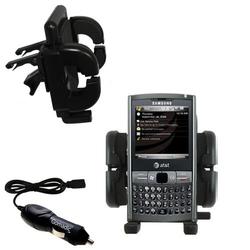 Gomadic Samsung EPIX Auto Vent Holder with Car Charger - Uses TipExchange