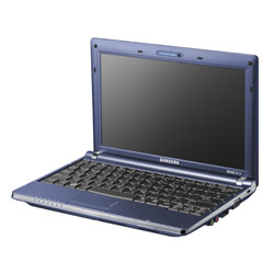 SAMSUNG NOTEBOOKS Samsung NC10-14GB Netbook Intel Atom 1.6GHz, 1GB, 160GB HD, 10.2 Widescreen WSVGA, 802.11 b/g, Bluetooth, Windows XP Home (Blue)
