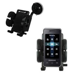 Gomadic Samsung SGH-F490 Flexible Car Windshield Holder - Brand