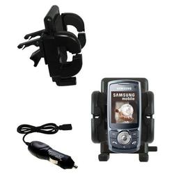 Gomadic Samsung SGH-L760 Auto Vent Holder with Car Charger - Uses TipExchange