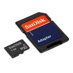 SanDisk 1GB MicroSD Memory Card TransFlash w/ SD Adapter (BULK)