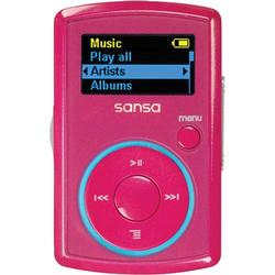 SanDisk Corporation SanDisk Sansa Clip 2GB MP3 Player - FM Tuner, Voice Recorder - 2GB Flash Memory - Pink