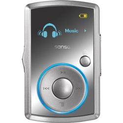 SanDisk Corporation SanDisk Sansa Clip 4GB MP3 Player - FM Tuner, Voice Recorder - 4GB Flash Memory - Silver