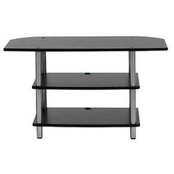 Sanus Systems Sanus AFDVb Accurate A/V Stand With Extra-Wide Top Shelf - Steel - Black
