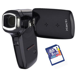 Sanyo VPC-CG9BK Xacti CG9 9.1MP Digital Camcorder with 5x Optical Zoom and 2.5 LCD w/ 8GB Secure Digital Card