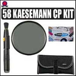Schneider B + W 58mm Kaesemann Circular Polarizer Coated Glass Filter f/Canon EF-S 55-250MM F/4.0-5.
