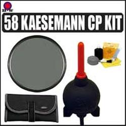 Schneider B+W 58mm Kaesemann Circular Polarizer Coated Glass Filter for Canon EF 100mm F/2.8 Macro U