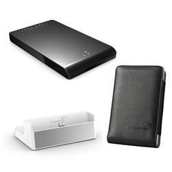 SEAGATE - RETAIL Seagate FreeAgent Go 500GB USB 2.0 Portable Hard Drive w/ Dock and Case (ST905003FAA2E1-KIT)
