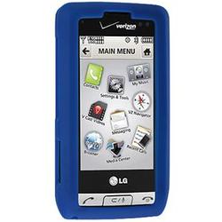 Wireless Emporium, Inc. Silicone Case for LG Dare VX9700 (Dark Blue)