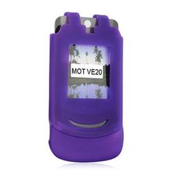 Wireless Emporium, Inc. Silicone Case for Motorola RAZR VE20 (Purple)