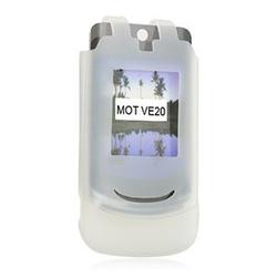 Wireless Emporium, Inc. Silicone Case for Motorola RAZR VE20 (White)