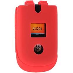 Wireless Emporium, Inc. Silicone Case for Motorola VU204 (Red)