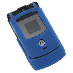 Eforcity Silicone Skin Blue - Motorola Razr V3, V3c, V3i