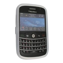 Eforcity Silicone Skin Case for Blackberry 9000 Bold, Clear White by Eforcity
