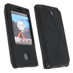 Eforcity Silicone Skin Case for HTC Touch Diamond P3700, Black by Eforcity