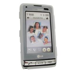 Eforcity Silicone Skin Case for LG Dare VX9700, Clear White by Eforcity