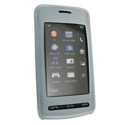 Eforcity Silicone Skin Case for LG VU CU915 / CU920, Clear White by Eforcity