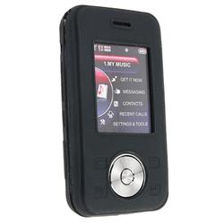 Eforcity Silicone Skin Case for LG VX8550, Black by Eforcity