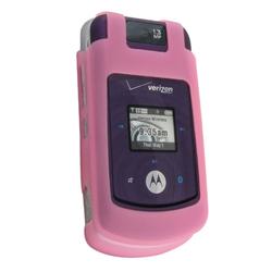 Eforcity Silicone Skin Case for Motorola W755, Pink by Eforcity
