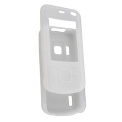 Eforcity Silicone Skin Case for Nokia 6210 Navigator, Clear White by Eforcity