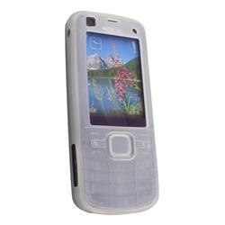 Eforcity Silicone Skin Case for Nokia 6220 Classic, Clear White by Eforcity