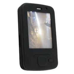 Eforcity Silicone Skin Case for Nokia N96, Black by Eforcity