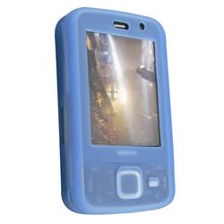Eforcity Silicone Skin Case for Nokia N96, Blue by Eforcity