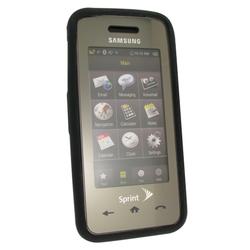 Eforcity Silicone Skin Case for Samsung M800 Instinct, Black by Eforcity