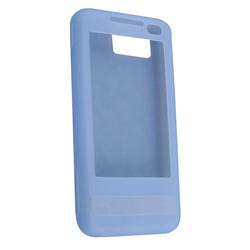 Eforcity Silicone Skin Case for Samsung Omnia i900, Blue - by Eforcity
