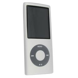 Eforcity Silicone Skin Case for iPod Gen4 Nano, Clear White by Eforcity