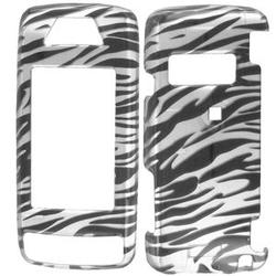 Wireless Emporium, Inc. Silver Zebra Snap-On Protector Case Faceplate for LG Voyager VX10000