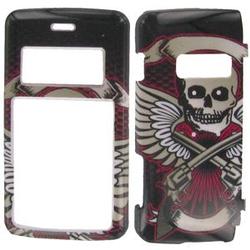 Wireless Emporium, Inc. Skull w/Guns Snap-On Protector Case Faceplate for LG enV2 VX9100