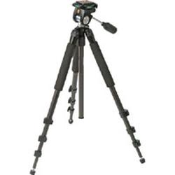 SLIK Slik 611845 Slik Sprint Pro EZ Black Tripod With 2-way Pan/Tilt Head - Max Height 64 Inches Max Load