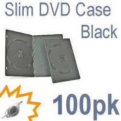 Bastens Slim single DVD / CD Album Case black 7mm with overwrap