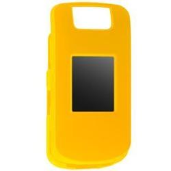 Wireless Emporium, Inc. Snap-On Rubberized Protector Case for Blackberry Pearl Flip 8220 (Yellow)