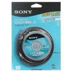 Sony 10DPW30RS2P 8cm DVD+RW 10-Pack Spindle