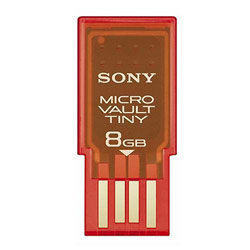 SONY CORPORATION RECORDING MEDIA Sony 8GB Micro Vault Tiny USB Flash Drive